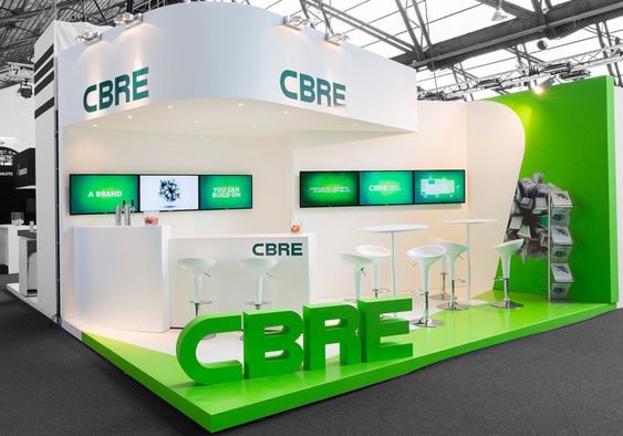 CBRE展臺設(shè)計
