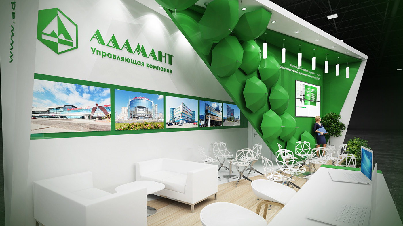 三面開口展臺(tái)設(shè)計(jì)搭建