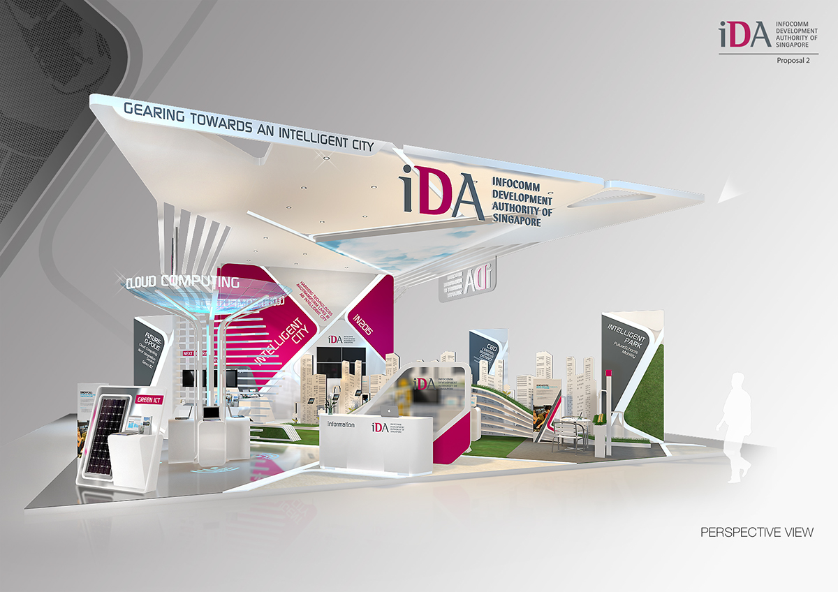 IDA展臺搭建設(shè)計立面